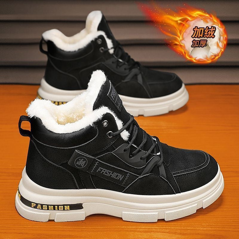🔥🔥👞【39-44】 Nové pánské zimní zahušťovací sametové teplé boty Martin na rok 2024-3846199