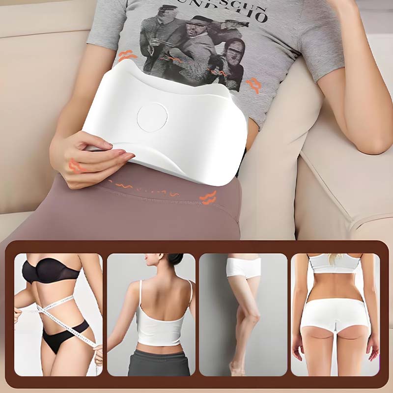 🔥Dispositivo masaje abdominal con vibración para relajación y uso diario en casa