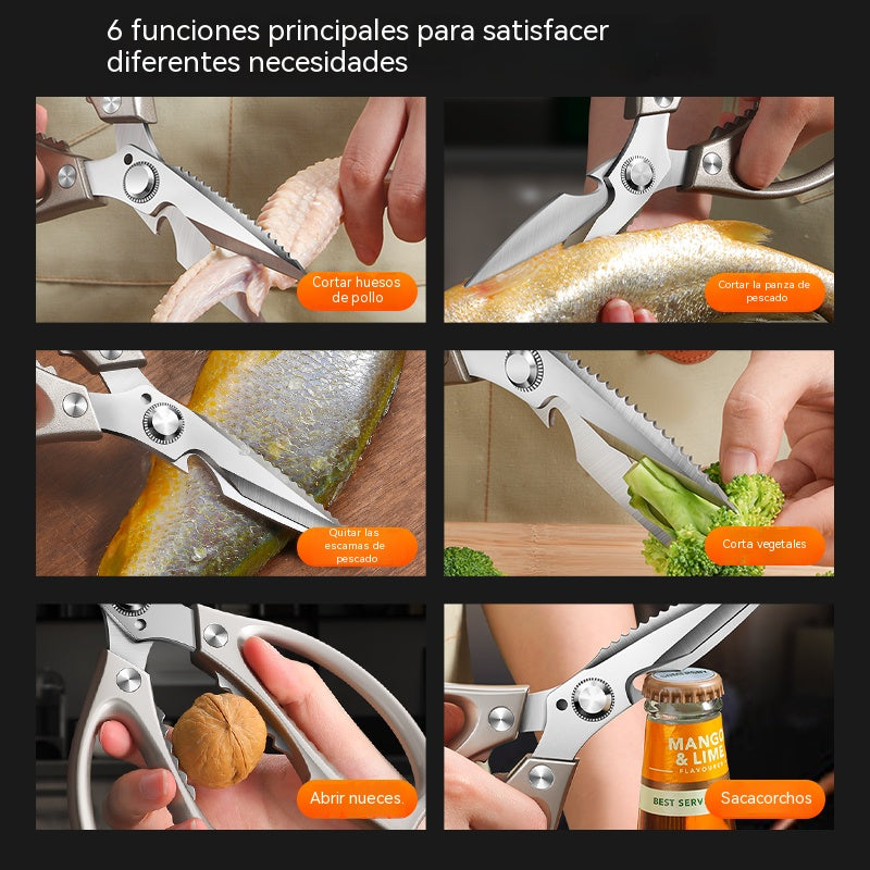 🔥Nueva mejora🍖 Tijeras de cocina multifuncionales de alto rendimiento ✂️👨🍳