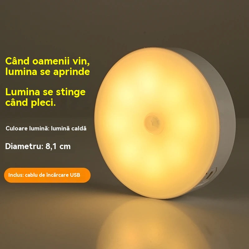 🏡💡【Compra 2 y llévate 2 gratis】Luz LED inteligente que detecta el cuerpo humano, fácil de cargar y práctica