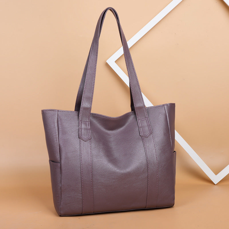 Omezená sleva 49 % 👜 Nová módní dámská měkká kožená taška přes rameno✨ Ležérní Velká kapacita✨-3915745
