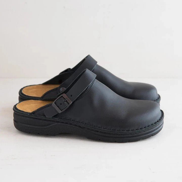 ✨[38-48] 😎 Unisex multifunkční ležérní pantofle z pravé kůže s měkkou podrážkou