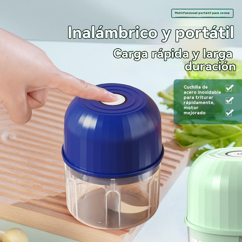 💥【Compre 1 y obtenga 1 gratis】🔥【Pago contra reembolso】🧄 Picadora eléctrica de ajo, mini picadora portátil de verduras