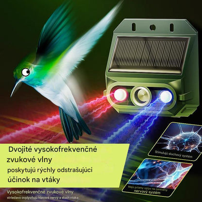🔥【Pago contra reembolso】🔥Repelente solar ultrasónico para animales para exteriores: puede ahuyentar pájaros y animales.
