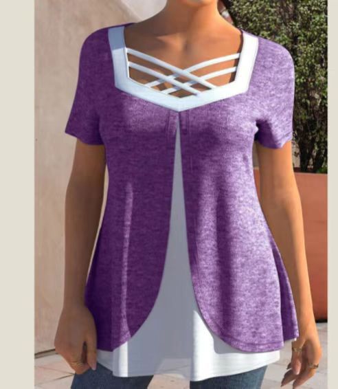 ❤️【S-5XL】Camiseta estampada de talla grande para el verano de 2026