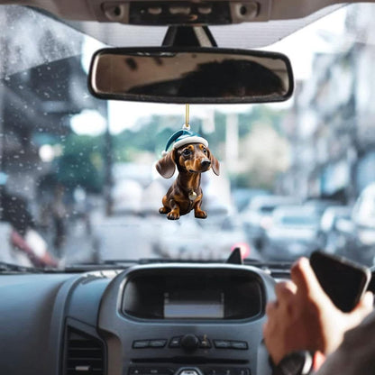 🎄【9 kusů】🐕 Vánoční ozdoby na stromeček ve tvaru štěňátek