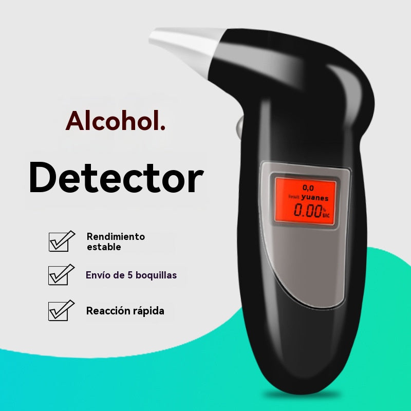 【Pago contra reembolso】🍷 Medidor de alcohol portátil de alta precisión – Mide tu nivel antes de conducir