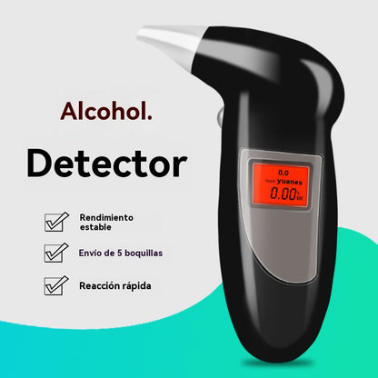 【Pago contra reembolso】🍷 Medidor de alcohol portátil de alta precisión – Mide tu nivel antes de conducir