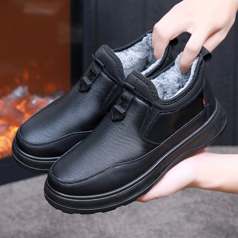 👞 Pánskych nových zimných zamatových a silných bavlnených topánok