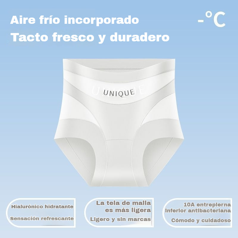 🔥🩲 (Paquete de 6) Último día - 50% de descuento - Ropa interior adelgazante de cintura alta antibacteriana