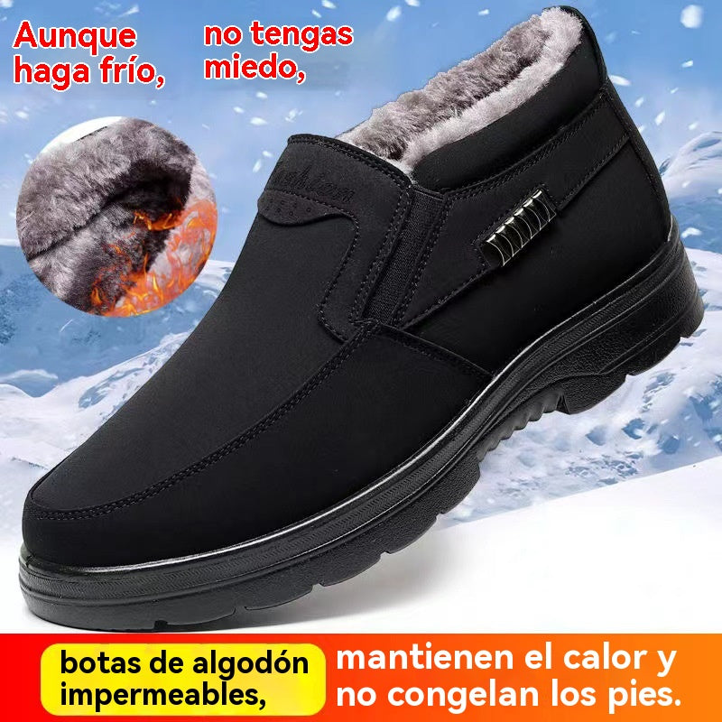 🔥【Oferta por tiempo limitado -50%】Botas de invierno para hombre, acolchadas, cálidas e impermeables, más vendidas