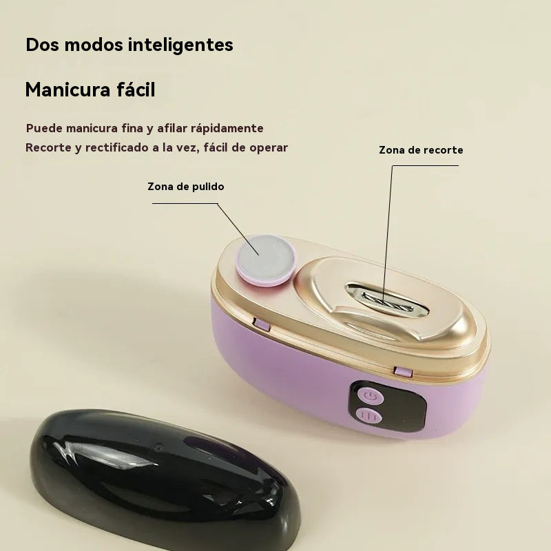 💅✨Lima de uñas eléctrica multifuncional, cortauñas eléctrico con protección antipellizcos