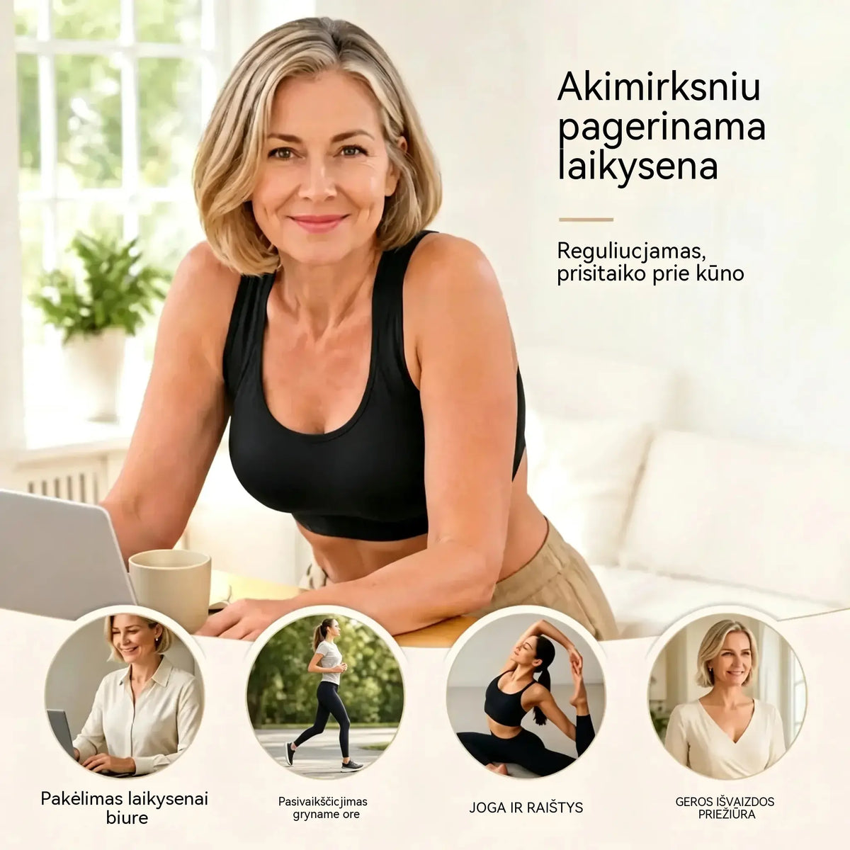 【✨Perki 1 – gauni 2 nemokamai (3 vnt. pakuotė)】Moterų figūrą koreguojantys apatiniai – koreguoja nugaros laikyseną💋