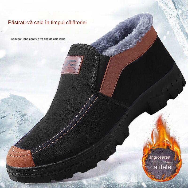 🔥¡Éxito de ventas!🔥【Tallas 39-44】👟Botas de nieve otoño/invierno 2025, gruesas y cálidas, de ante, ideales para personas de mediana edad y mayores.