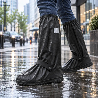 ☔ Максимална защита от дъжда! Високи водоустойчиви калцуни (височина 40 см)! Дебела противоплъзгаща подметка · Издръжлив PVC!