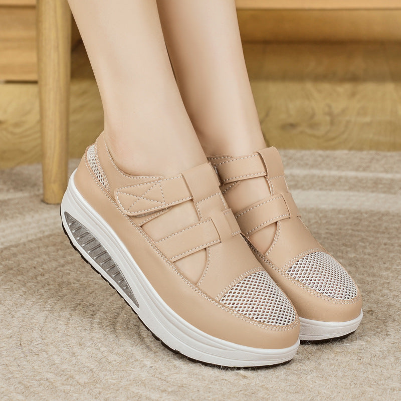 🔥【35-41】👣Nuevas sandalias de verano con suelas gruesas, velcro y detalles perforados para 2026.