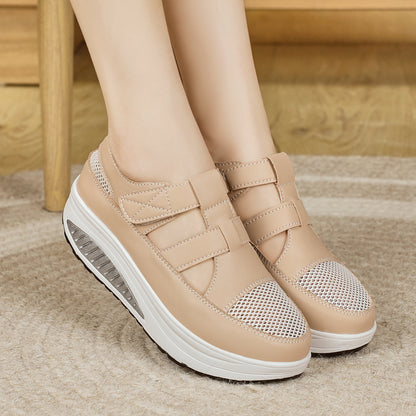 🔥【35-41】👣Nuevas sandalias de verano con suelas gruesas, velcro y detalles perforados para 2026.