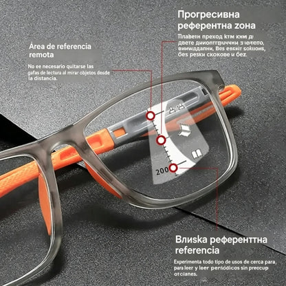 🕶️Ултралеки очила за четене с висока разделителна способност, които потъмняват при излагане на светлина, специално проектирани за възрастни хора.