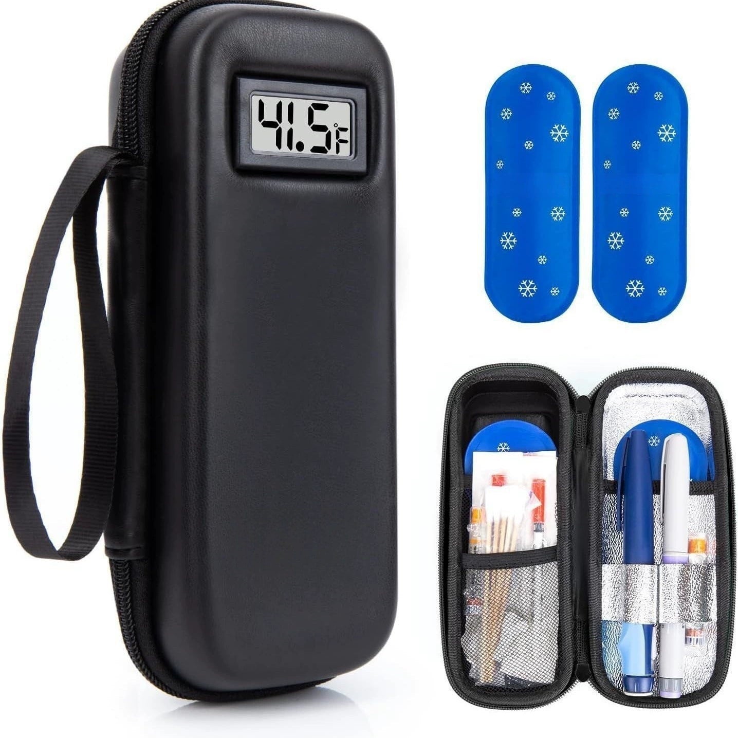 🎒❄️Caja refrigerada portátil para medicamentos sensibles con pantalla de temperatura