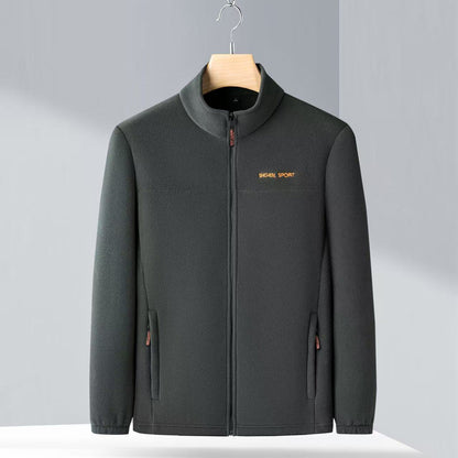 🧥🍂🔥50% zľava🔥Pánska jesenná a zimná polar fleecová bunda, flísová bunda s vysokým golierom pre mladých mužov a mužov stredného veku