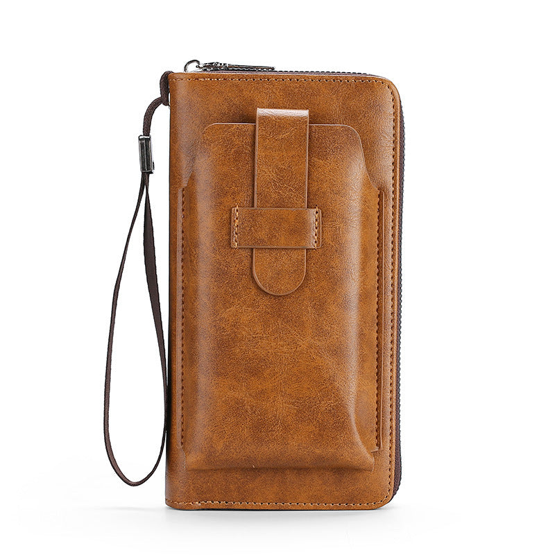 【50% OFF】💼Многофункционален мъжки портфейл, ръчно изработен от естествена кожа, в нов стил