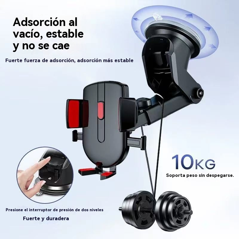 🚗【Compre uno y llévese otro gratis】Soporte multifuncional para teléfono móvil para coche, ¡soporta hasta 5 kg! Seguro y a prueba de sacudidas.