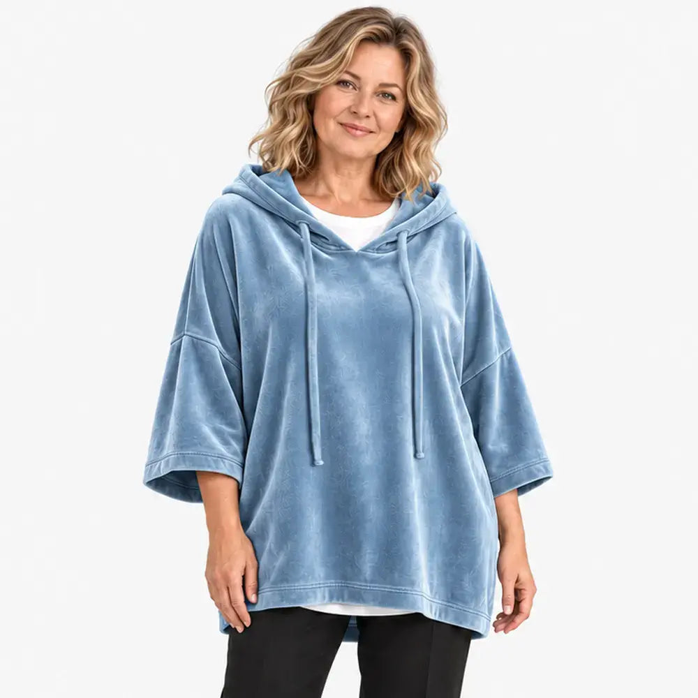 【S–5XL】Laisvo kirpimo džemperis su gobtuvu ir tampriais rankogaliais (2026 m. rudens / žiemos sezonui)