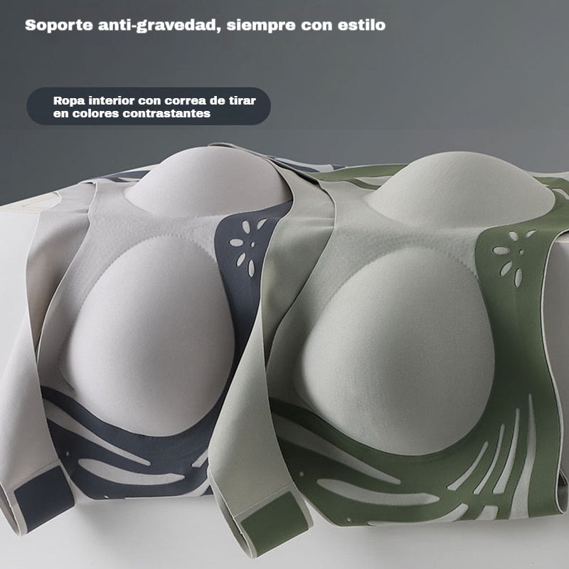 😍【Compra 1 y llévate 1 gratis】Sujetador push-up cómodo sin costuras estilo chaleco para mujer❤️【40-85 kg】