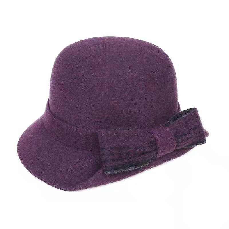 💥50%OFF💥 Sombreros de otoño e invierno para mujer - sombreros de fieltro de pura lana