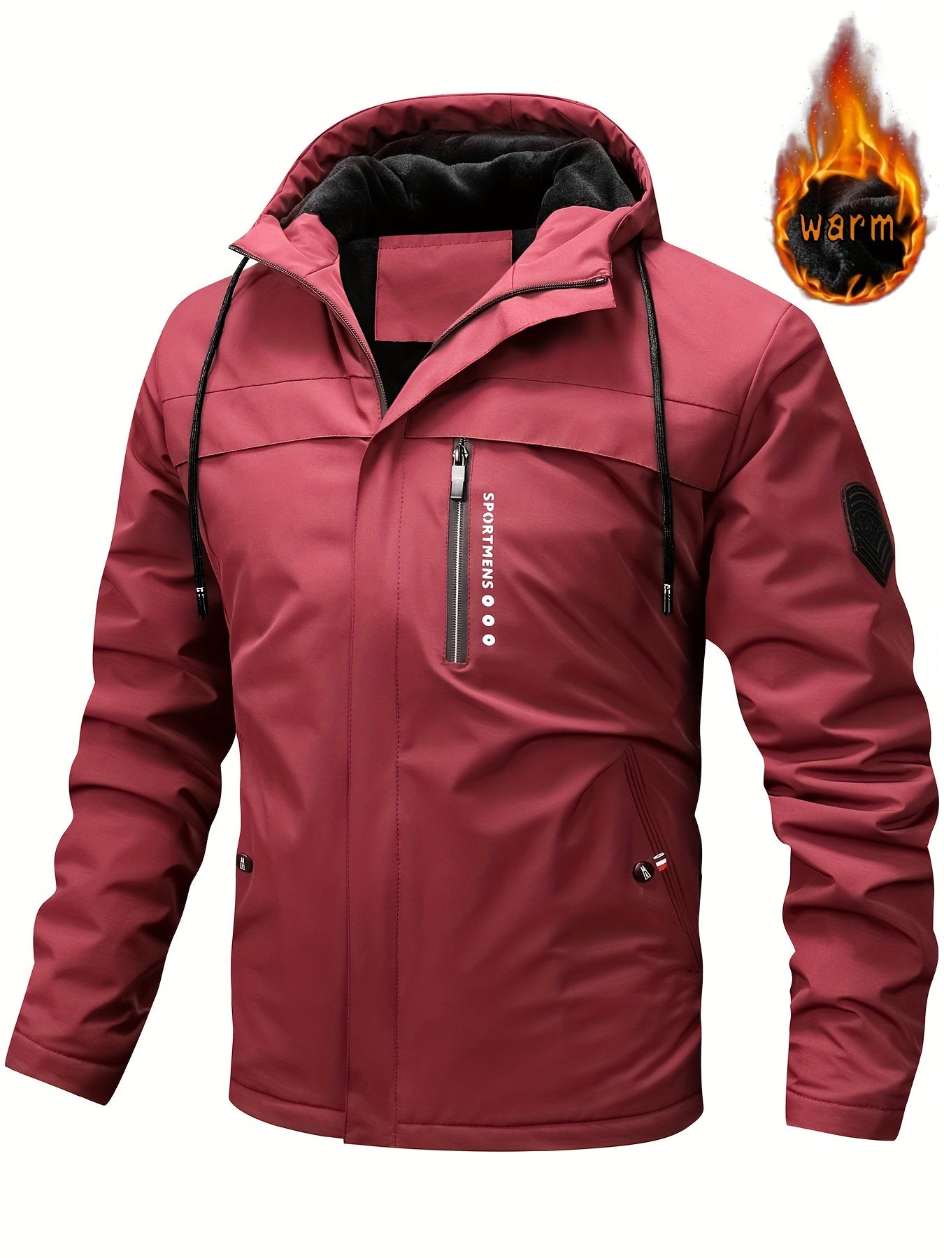 🧥 【XS-XL】Nueva chaqueta con capucha para hombre 2026 – forrada, abrigada, impermeable y perfecta para el invierno al aire libre 🔥