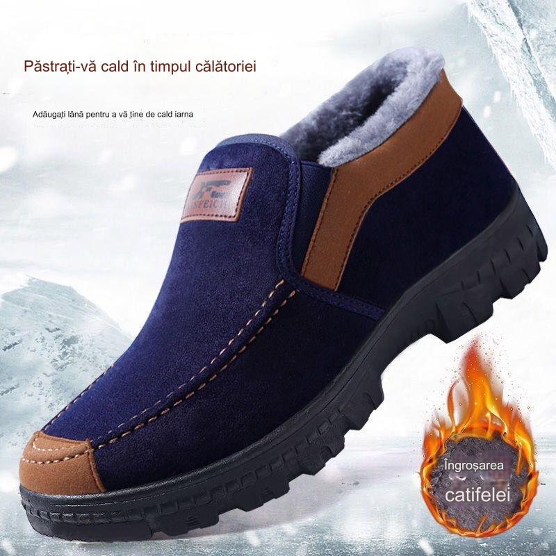 🔥¡Éxito de ventas!🔥【Tallas 39-44】👟Botas de nieve otoño/invierno 2025, gruesas y cálidas, de ante, ideales para personas de mediana edad y mayores.