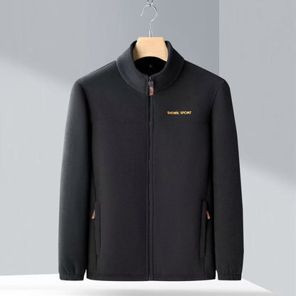 🧥🍂🔥50% zľava🔥Pánska jesenná a zimná polar fleecová bunda, flísová bunda s vysokým golierom pre mladých mužov a mužov stredného veku