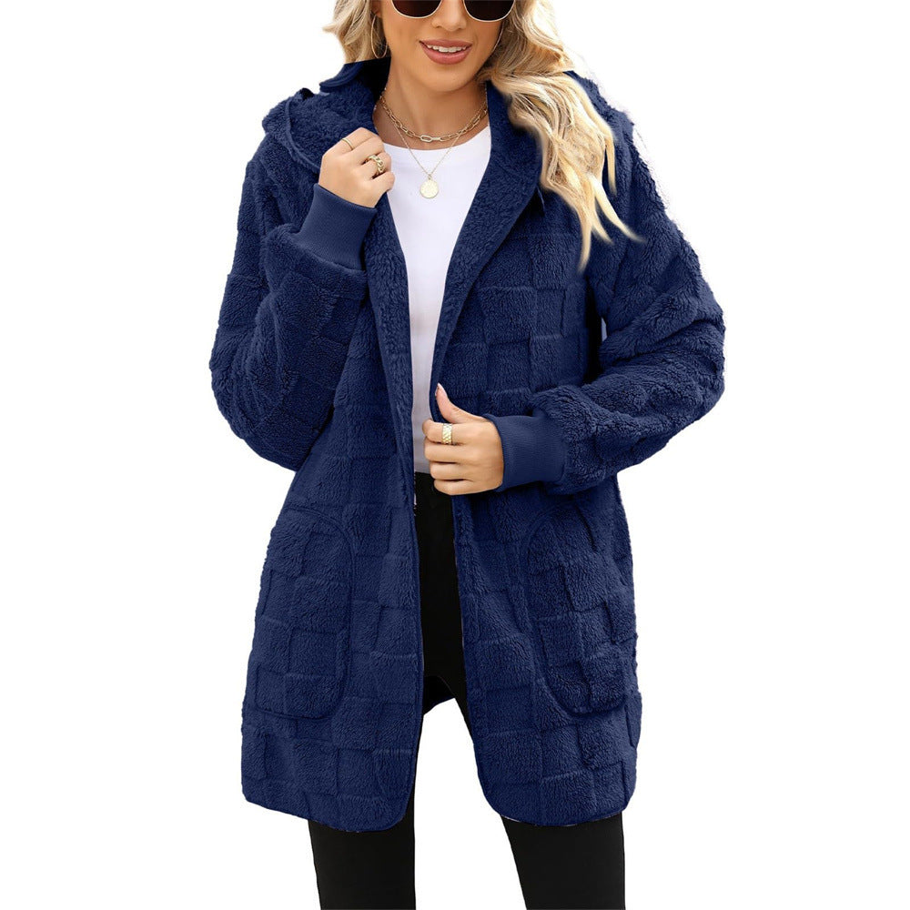 🌸 Nová zimní kolekce❄️ Dámská pohodlná bunda s kostkovaným flísem [S-5XL] ☃️ Sleva 50 %