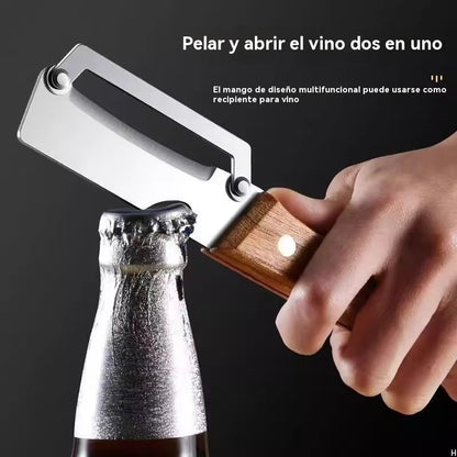 🔥【Compre 1 y obtenga 1 gratis】Pelador de acero inoxidable engrosado para uso en la cocina.