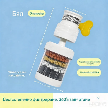2 броя за 21 € – 🔥 Купи един и ще получиш втория безплатно! 💧 Филтър за чешмата: подобрява качеството на водата от чешмата.