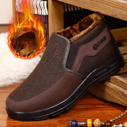 🦶【38-47】Botas de invierno nuevas para hombre, gruesas, de forro polar y de algodón suave y antideslizantes