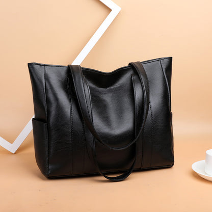 Omezená sleva 49 % 👜 Nová módní dámská měkká kožená taška přes rameno✨ Ležérní Velká kapacita✨-3915745