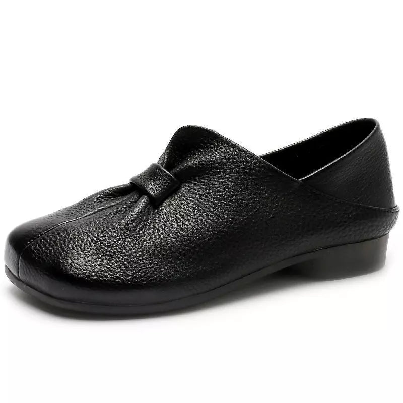 👡✨【Oferta de temporada 50%】🎀 Zapatos de mujer 2025 de piel de alta calidad con lazo