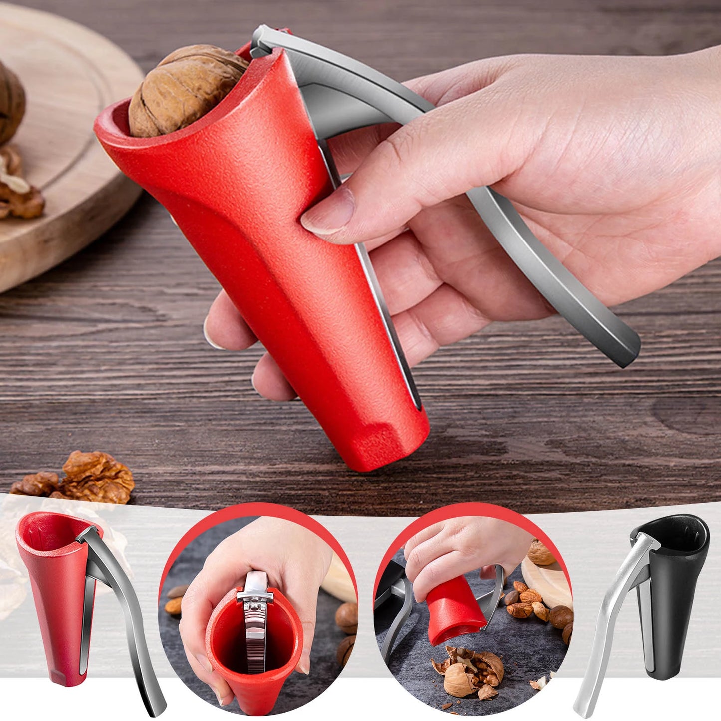 💥【Kúpiť 1 a získať 1 zdarma】Abre nueces multifuncional – rompe cáscaras de nogales, almendras y avellanas con facilidad