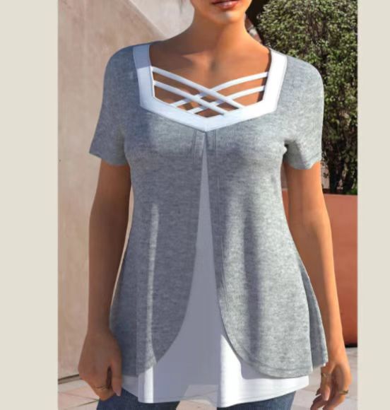 ❤️【S-5XL】Camiseta estampada de talla grande para el verano de 2026