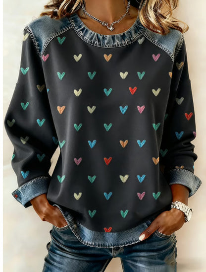 🔥⛄❄️50% de descuento 【S-5XL】Sudadera nueva otoño/invierno 2026, estampado de alta calidad