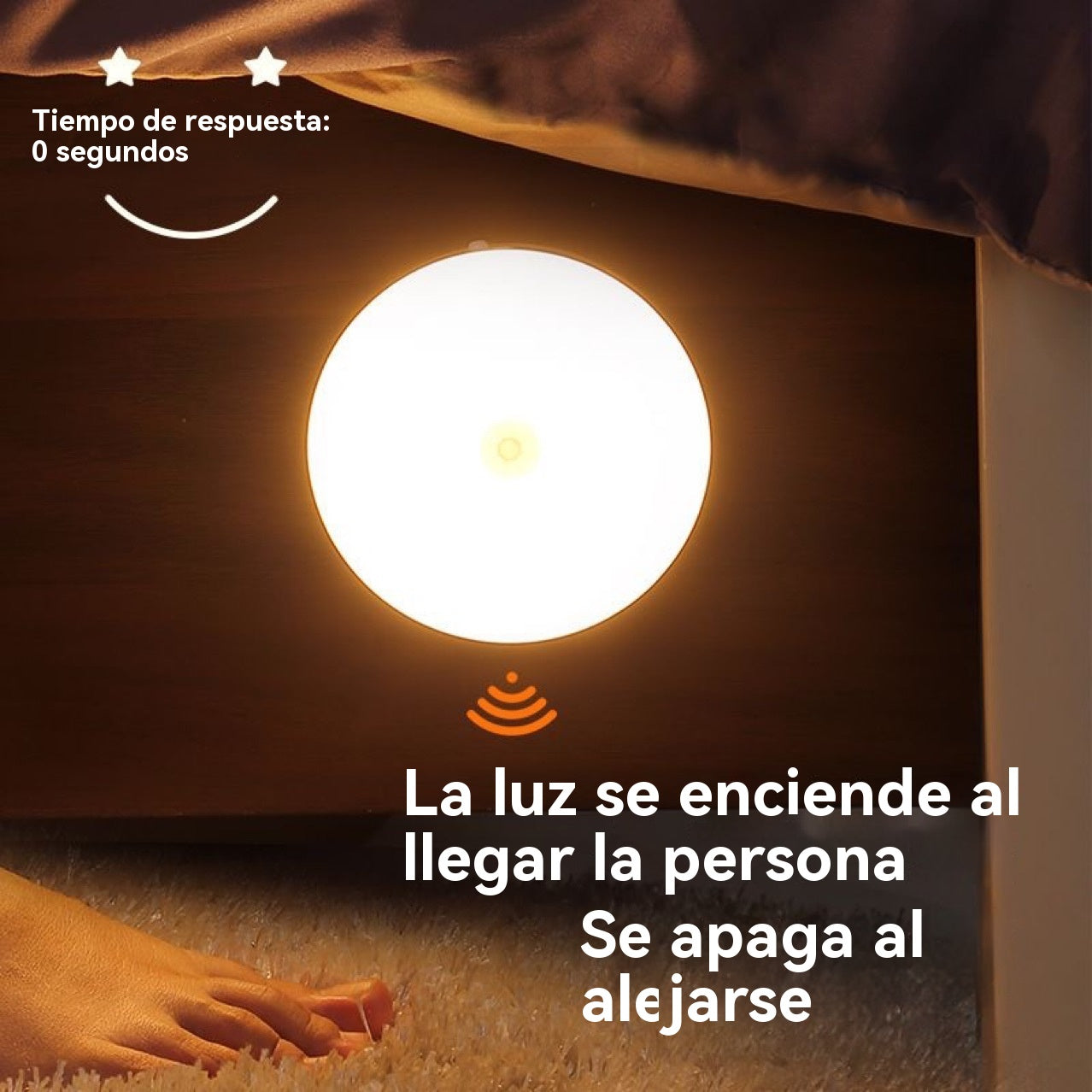 🏡💡【Compra 2 y llévate 2 gratis】Luz LED inteligente que detecta el cuerpo humano, fácil de cargar y práctica