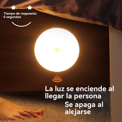 🏡💡【Compra 2 y llévate 2 gratis】Luz LED inteligente que detecta el cuerpo humano, fácil de cargar y práctica
