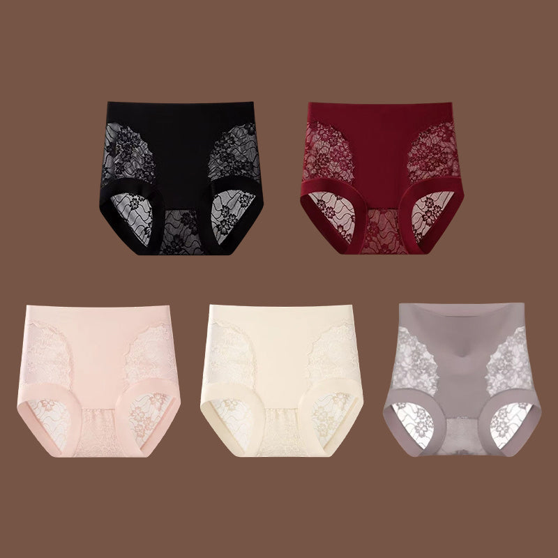 【Pago contra reembolso】Braguitas de control de abdomen de alta elasticidad con encaje sin costuras para mujer, bragas moldeadoras y levantadoras de glúteos