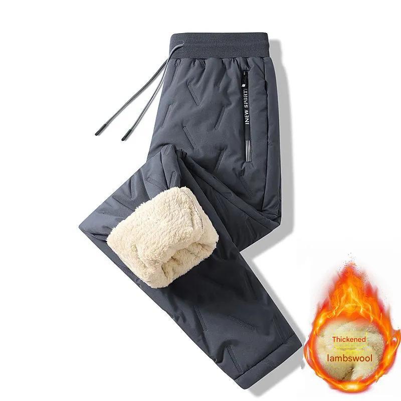 👖🔥【49% sleva】 【L-5XL】Zimní pánské zimní jehněčí vlna 2024 zahuštěné ležérní teplé tepláky-3841581