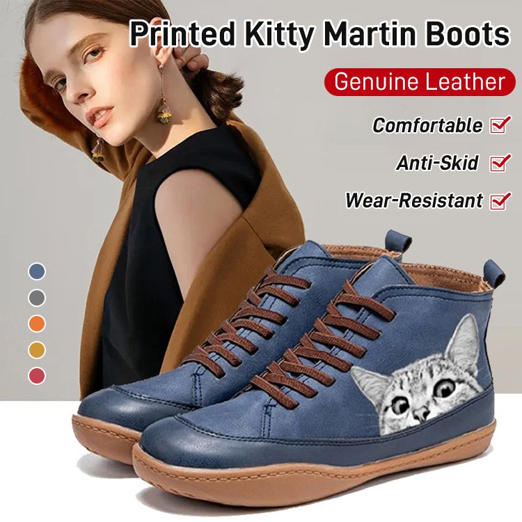 【35-43】 2026 nuevos zapatos cómodos con estampado de gatos para mujer