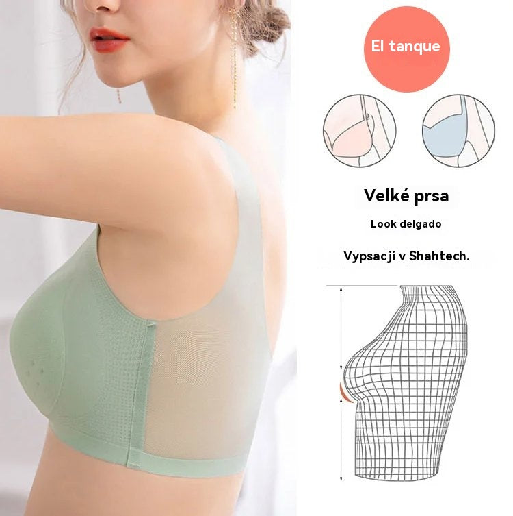❄️🧊【Oferta limitada】✨【Juego de 3 piezas】【40–120KG】Sujetador push-up de seda helada 2026 – sin costuras, ligero y transpirable ❄️💃【Comodidad diaria máxima】