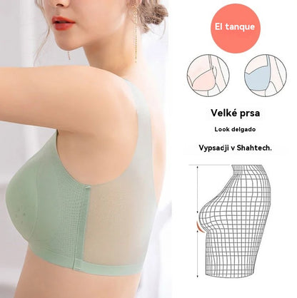 ❄️🧊【Oferta limitada】✨【Juego de 3 piezas】【40–120KG】Sujetador push-up de seda helada 2026 – sin costuras, ligero y transpirable ❄️💃【Comodidad diaria máxima】