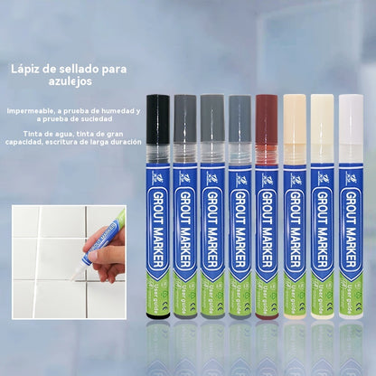 【Compra 2 y llévate 2 gratis】🔥Lápiz para lechada de baldosas de cerámica resistente al moho y al agua