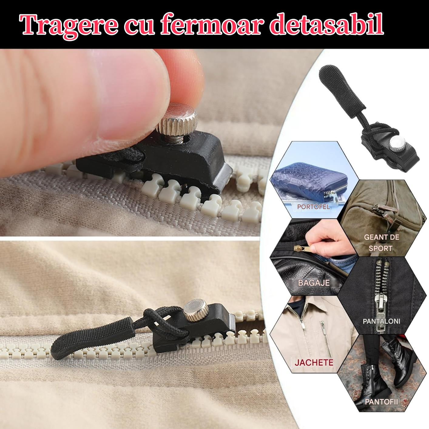 🛒【Compre 50 y obtenga 50 gratis】Herramienta universal de reparación de cremalleras